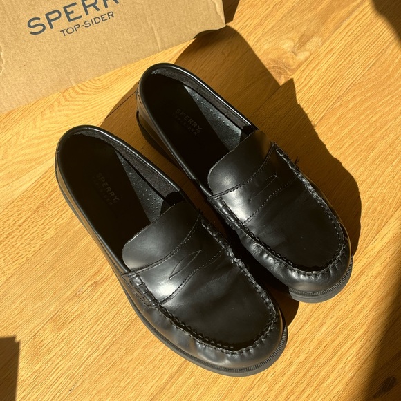 Sperry Colton black leather penny loaders - Picture 2 of 6
